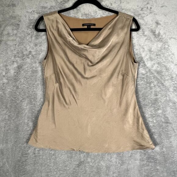Classiques Entier Women's Sm 100% Silk Cowl Neck Blouse Quiet Luxury - Picture 1 of 9